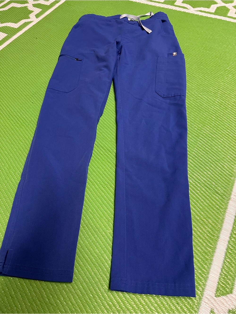 FIGS Men's Royal Blue Cargo Scrub Pants